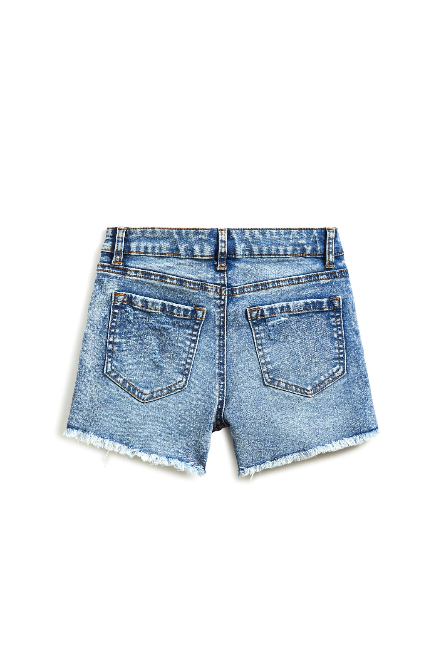 BRITTANY - DESTRUCTED SIDE SLIT SHORTS