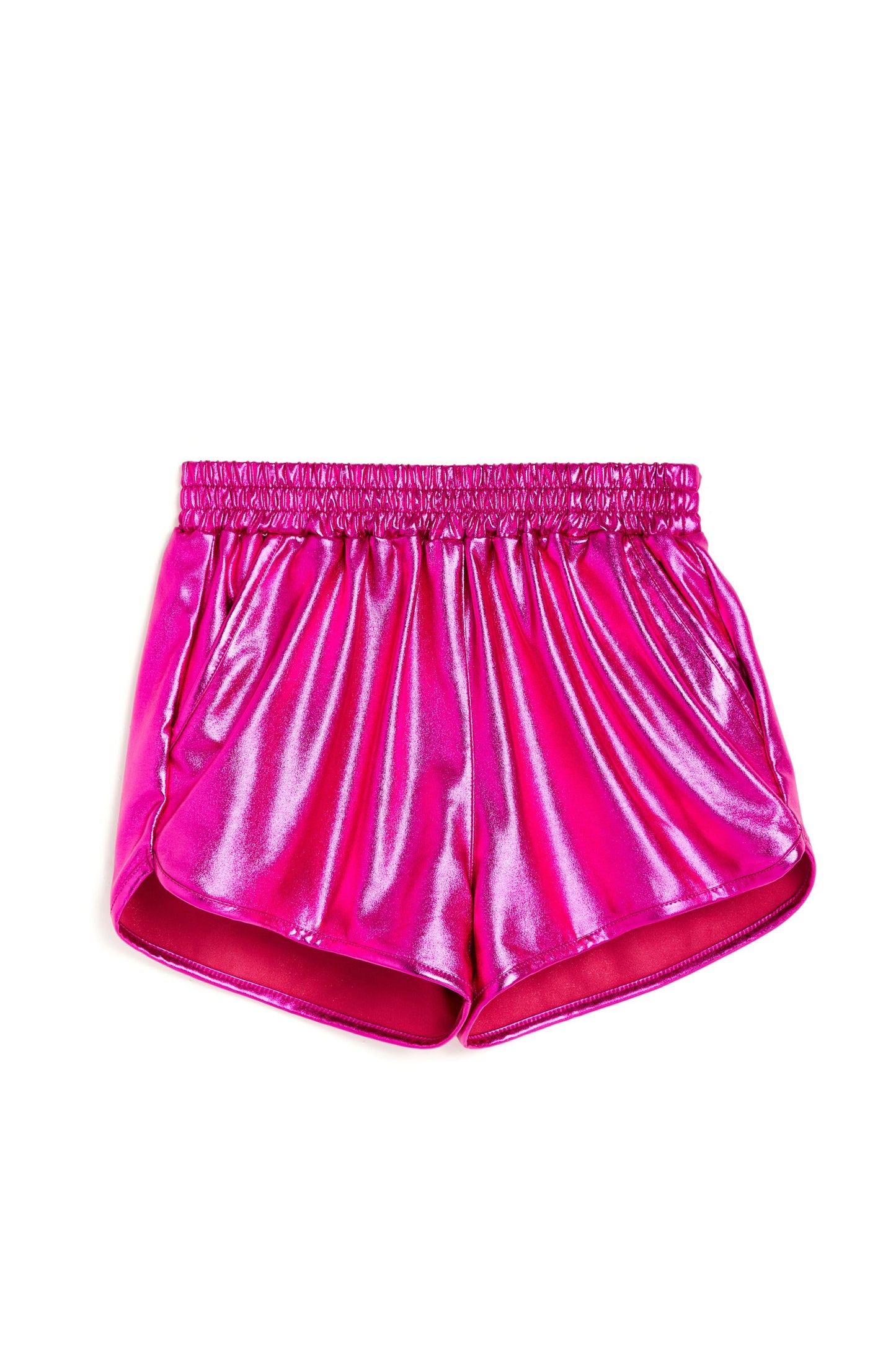 Metallic Color Dolphin Shorts