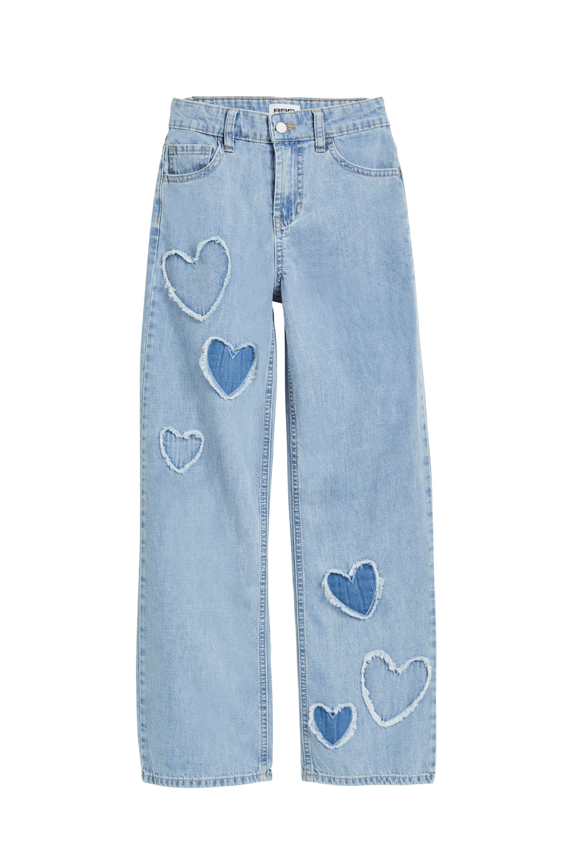 tmark heart logo denim pants | @tmark