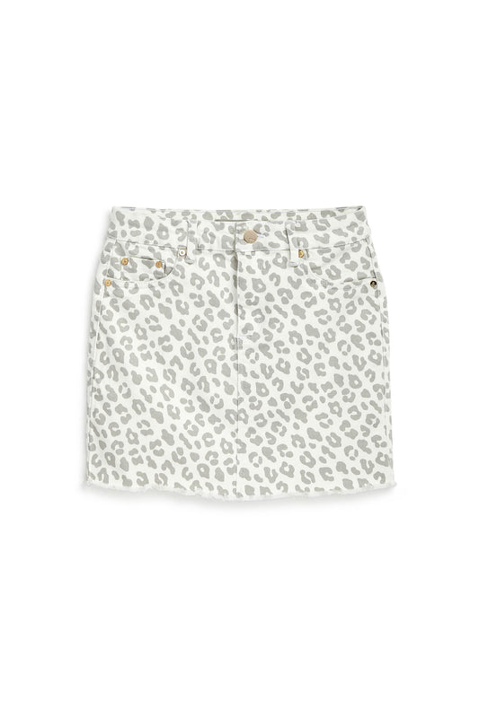 Lisa - Leopard Print Mini Skirt