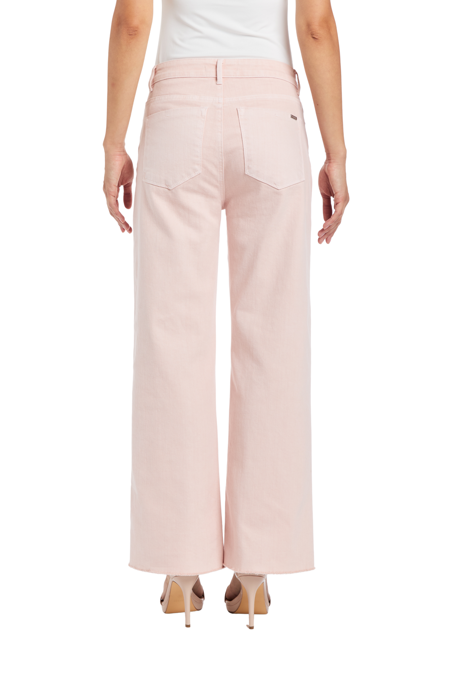 Alice - High Rise Wide Straight Ankle Crop Fray