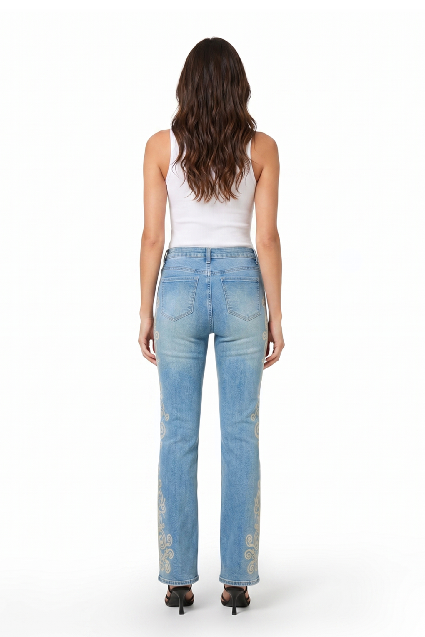 Flocked Side Seam Flare