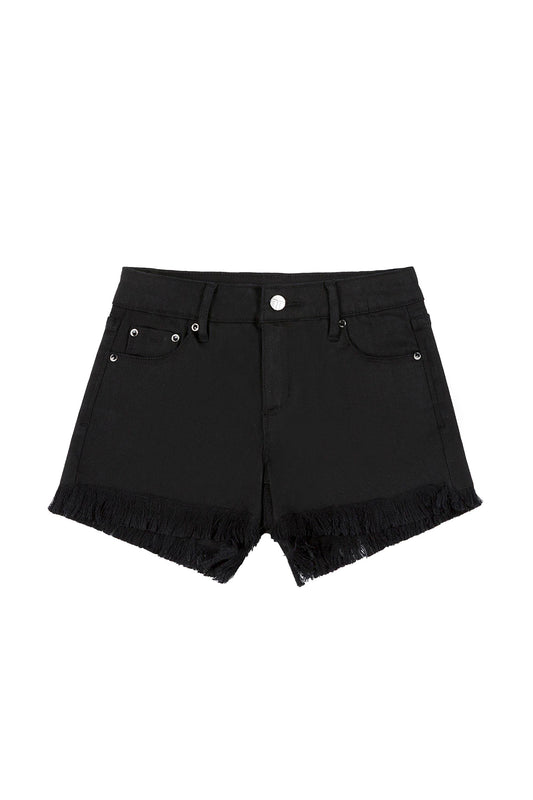 5 Pocket Basic Fray Hem Shorts 2.5 Inseam