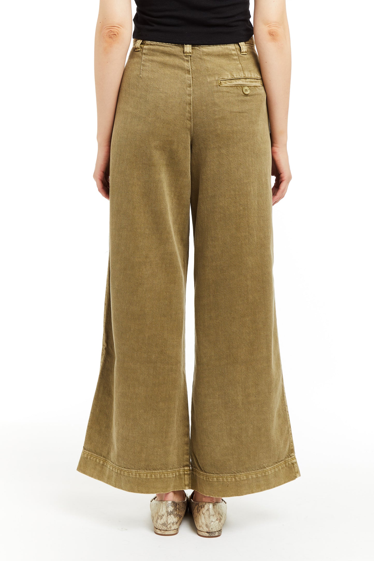Pleated Wide Trouser