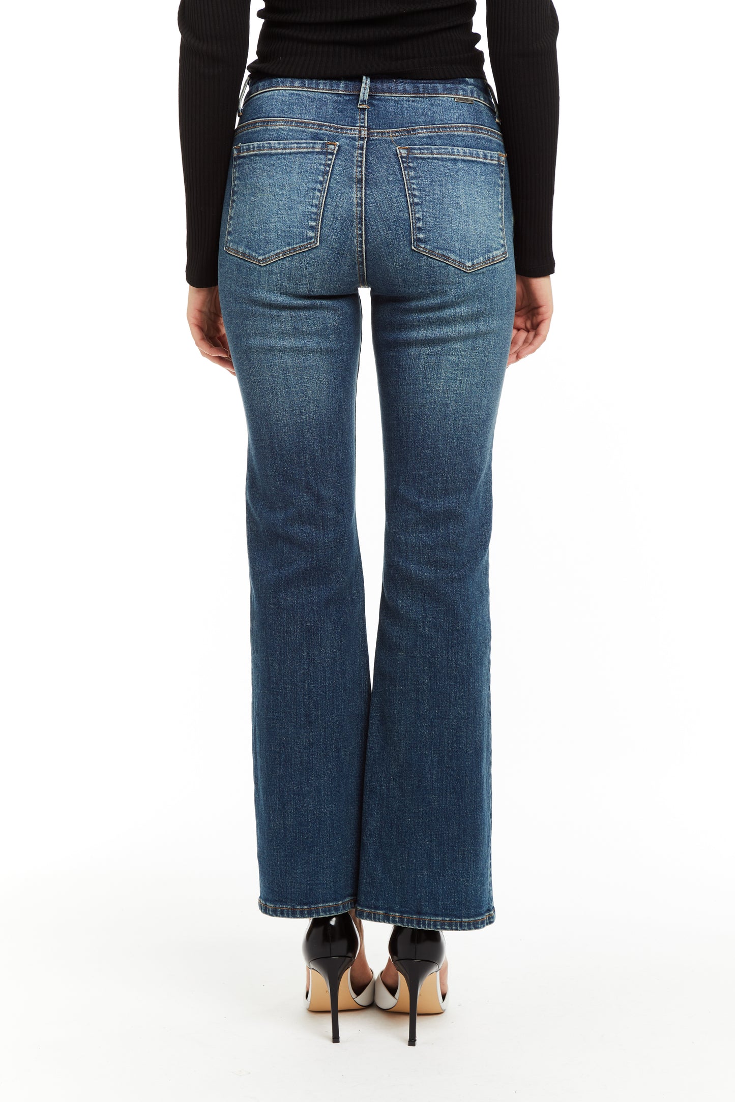 High Rise Bootcut Jeans