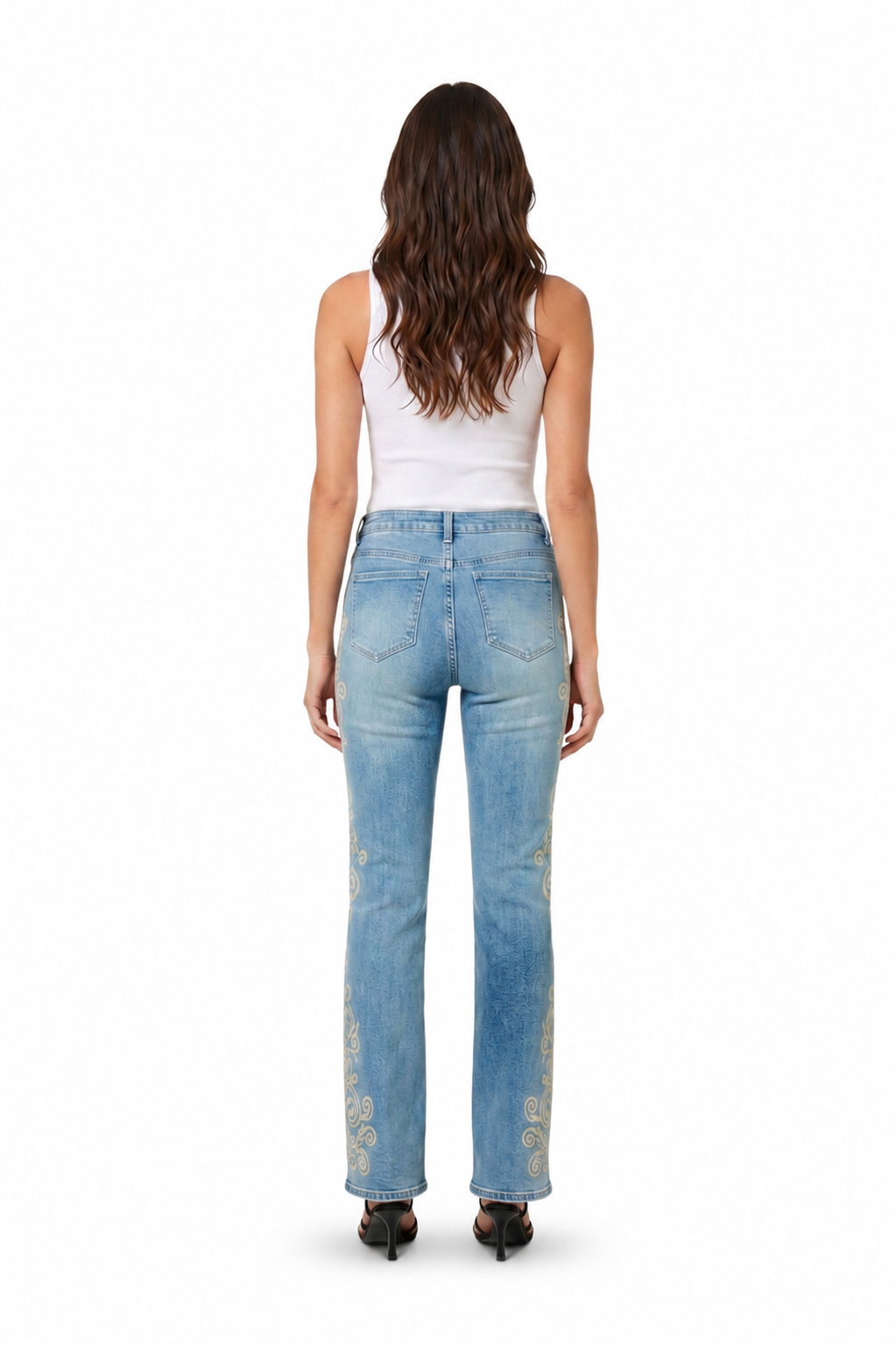 Flocked Side Seam Flare