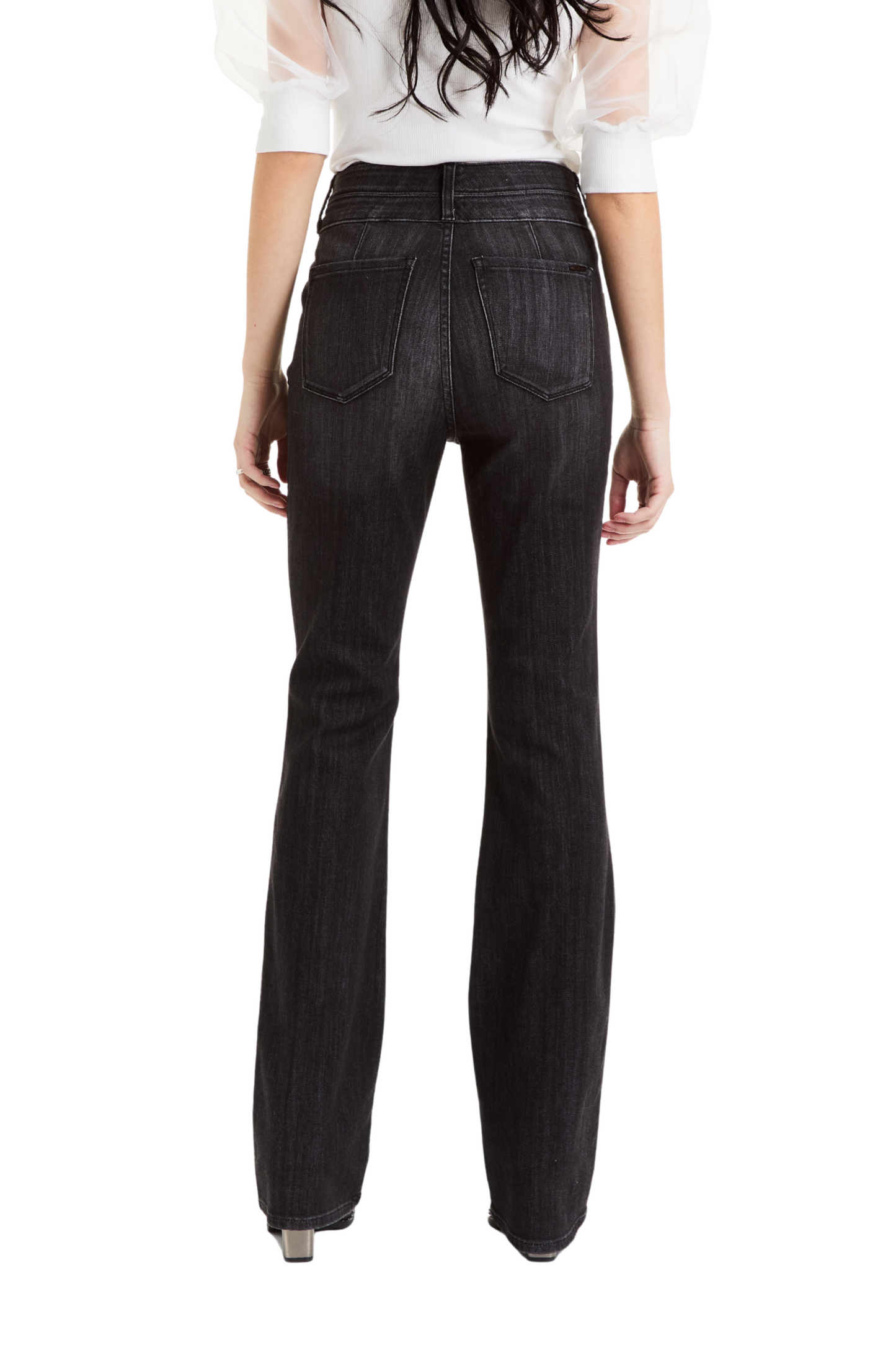 Double Waisted Pintuck Flare