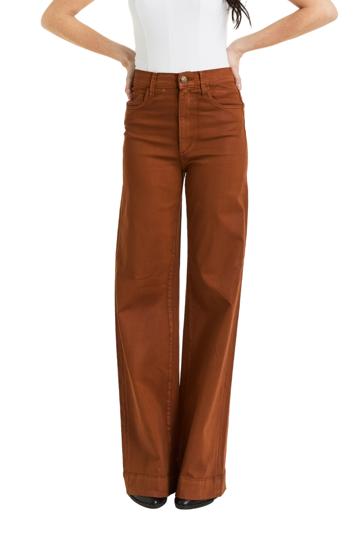Coated Wide Leg
