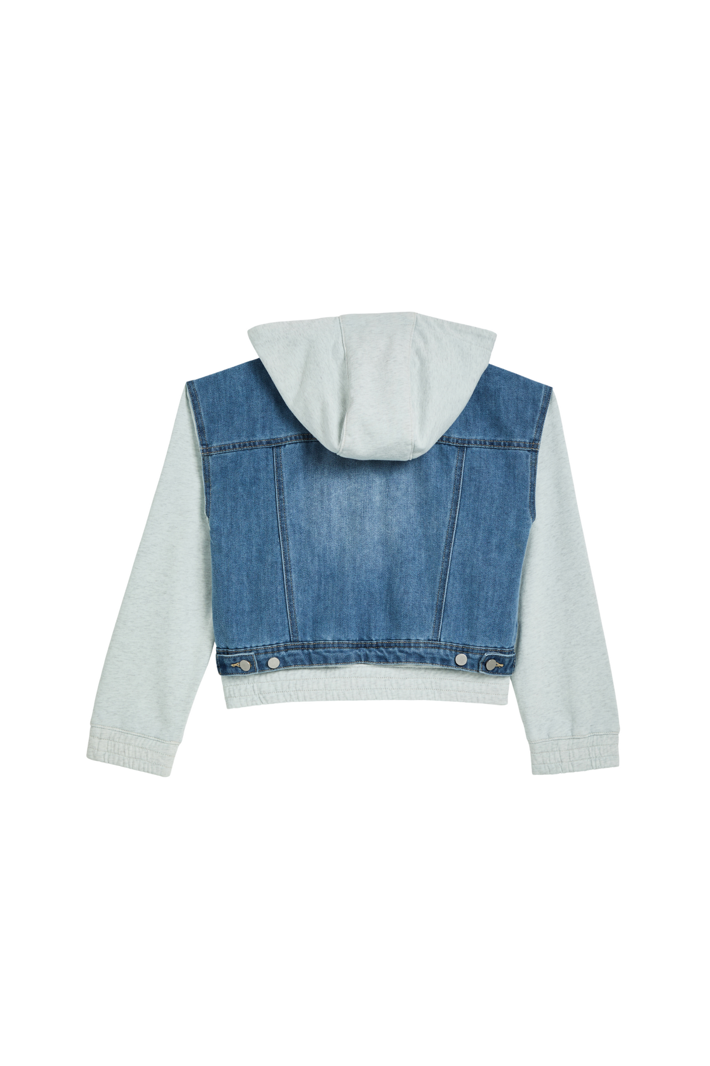 Hooded Combo Jacket Denm-FTRY
