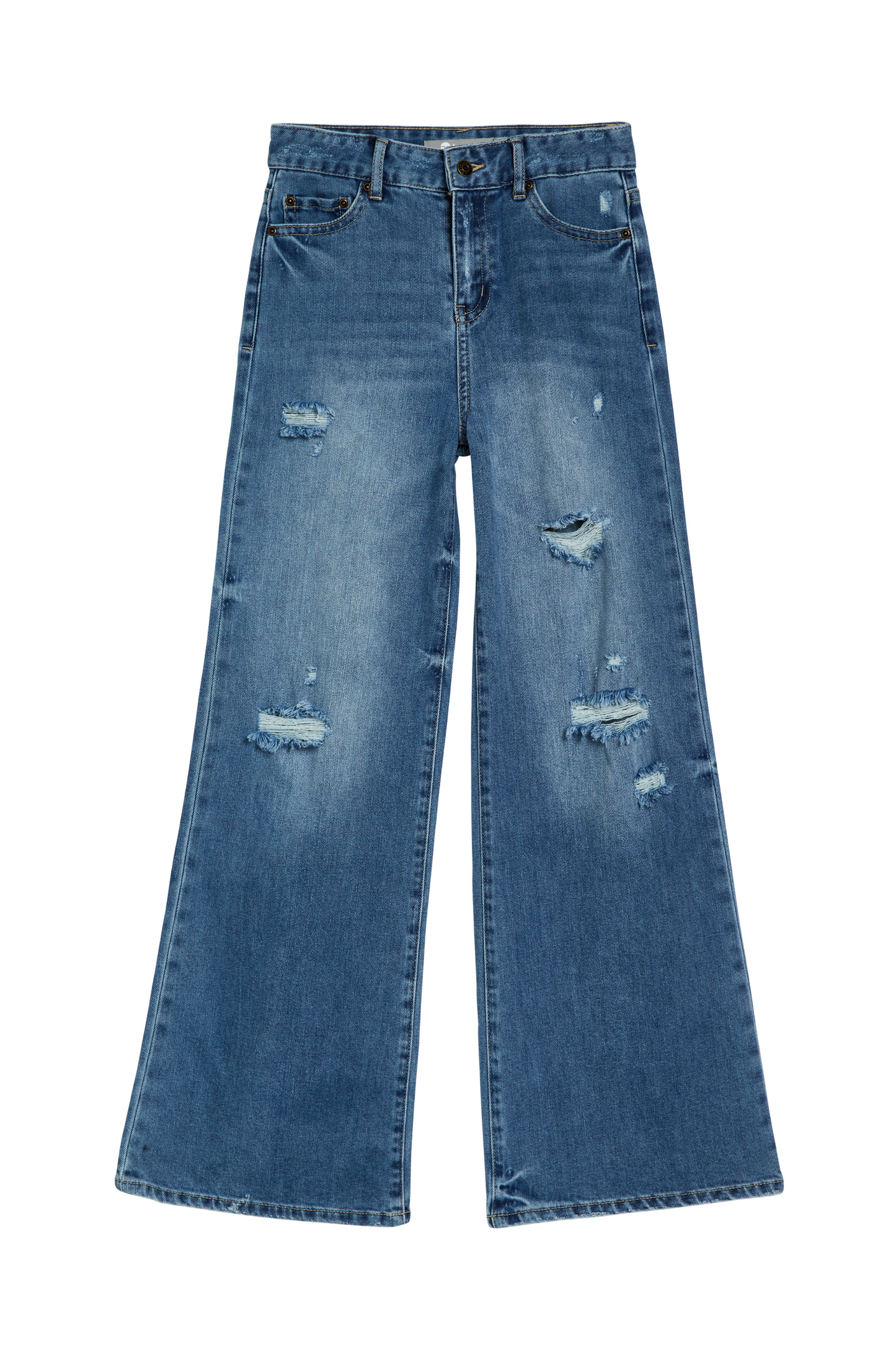 Wide Leg With Destruction