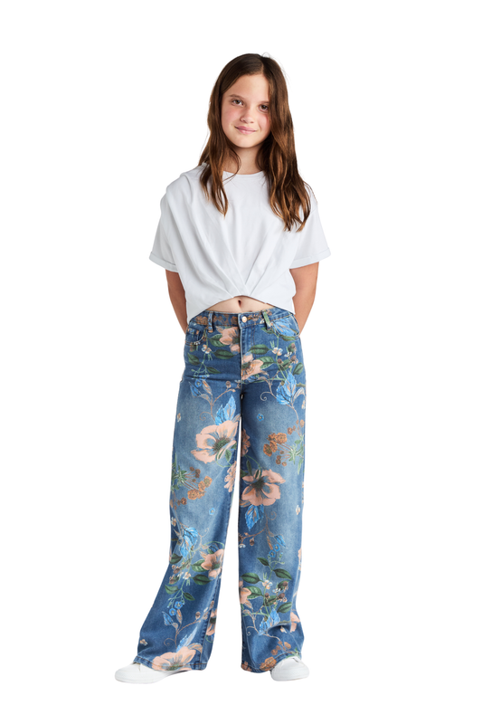 Floral Printed Wide Leg