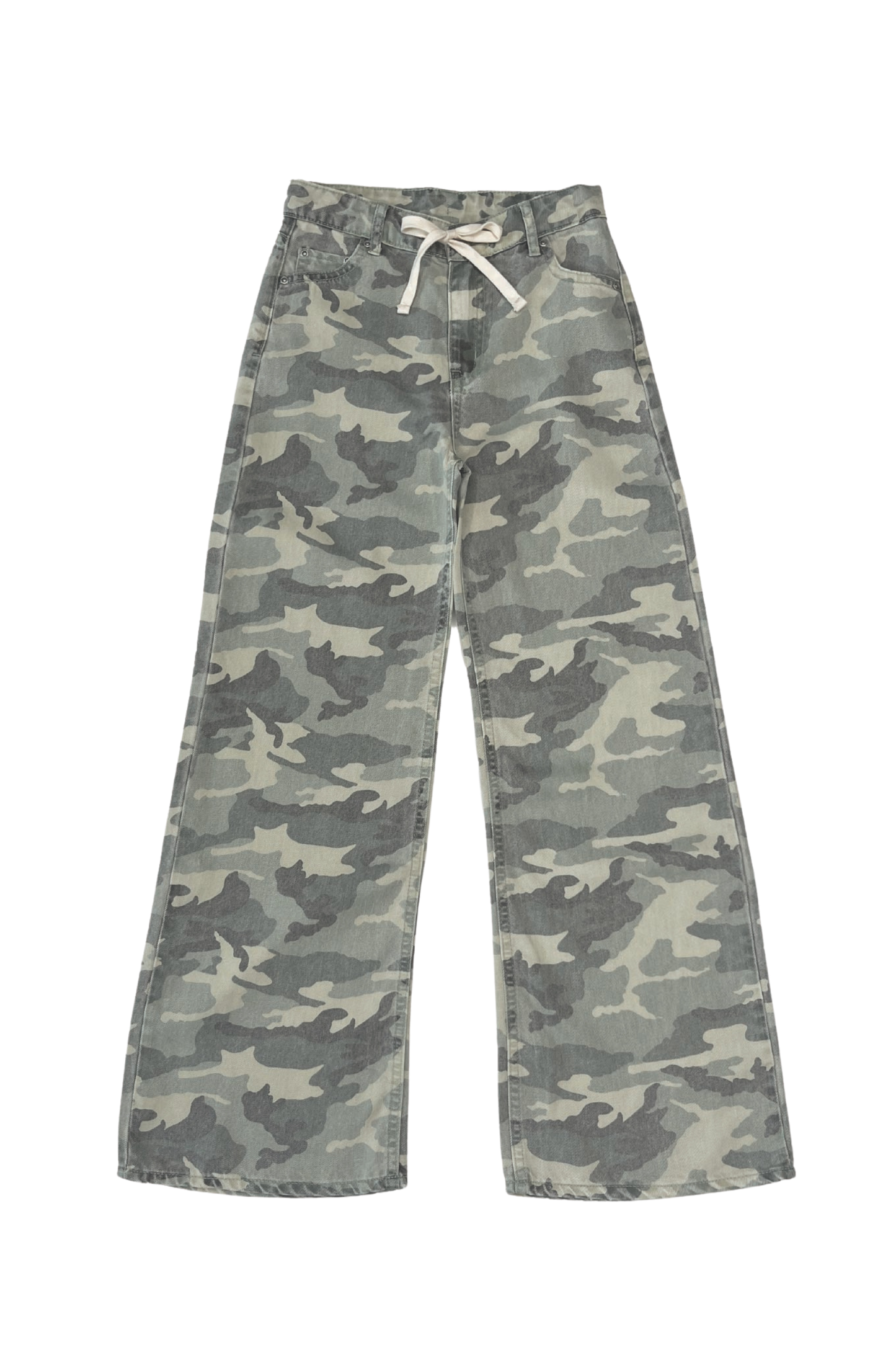 Sage Camo Print Pajama Jean
