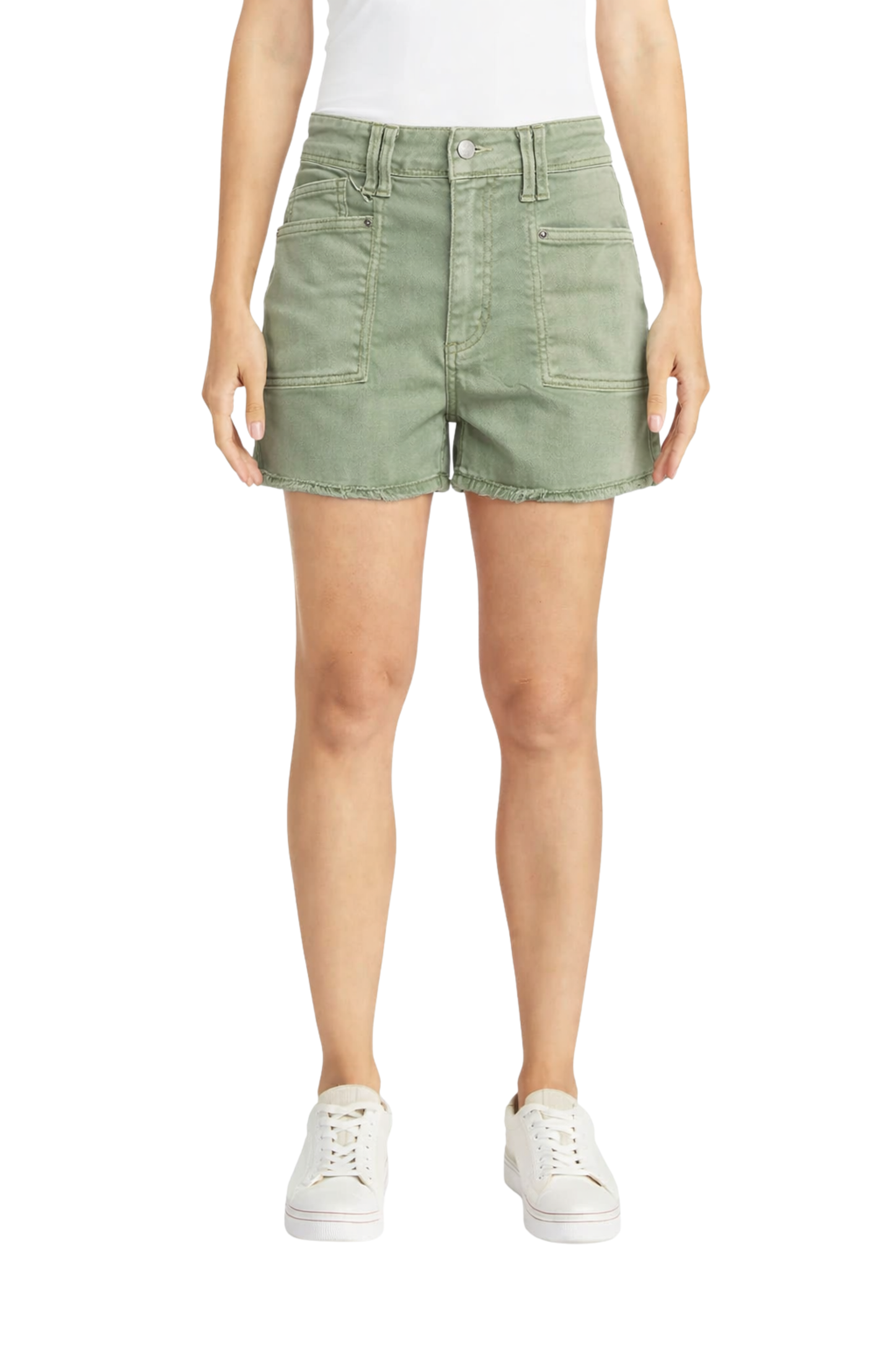 Slanted Utility Pocket Short