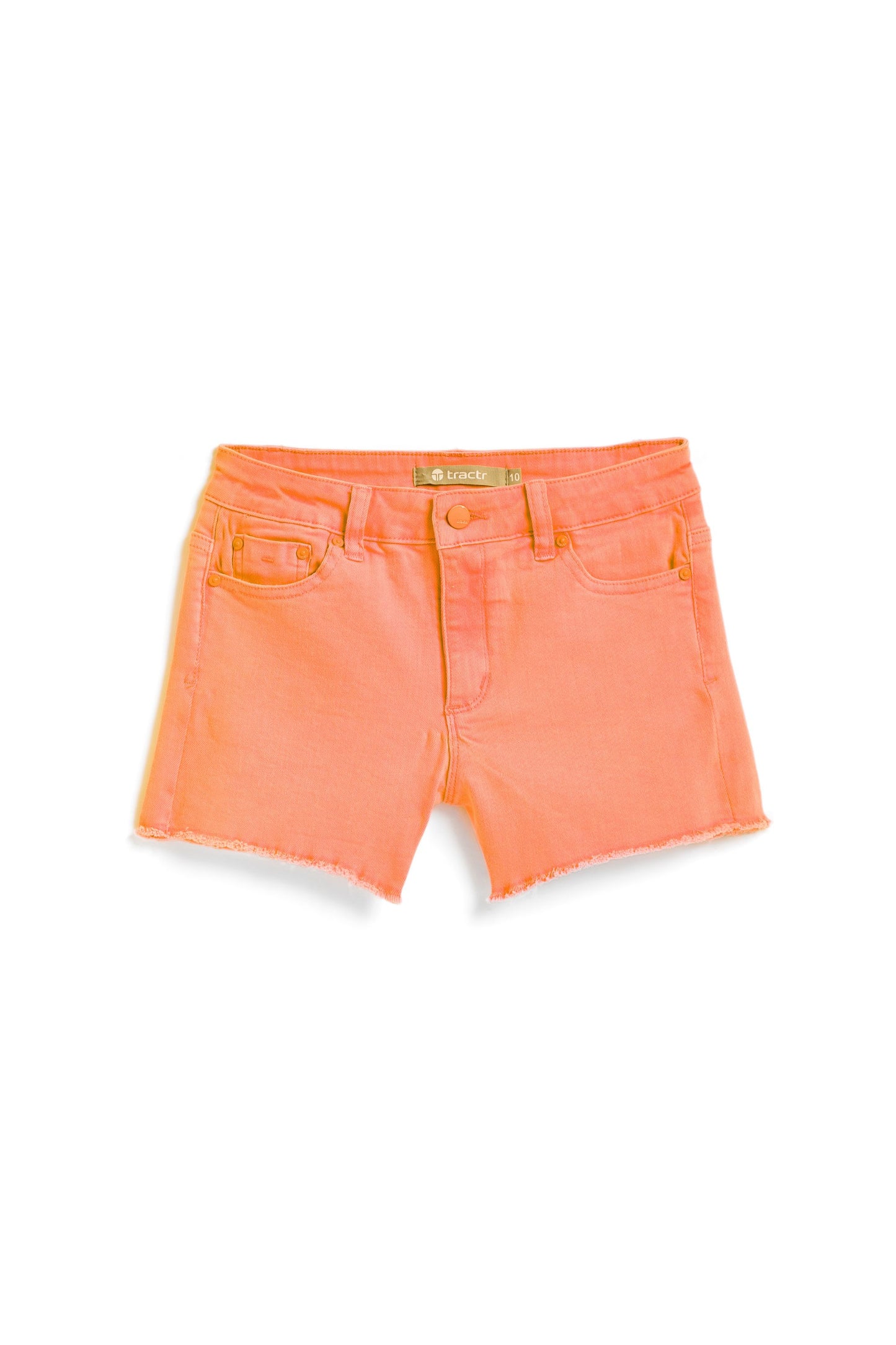 Brittany - Neon Color Fray Hem Shorts