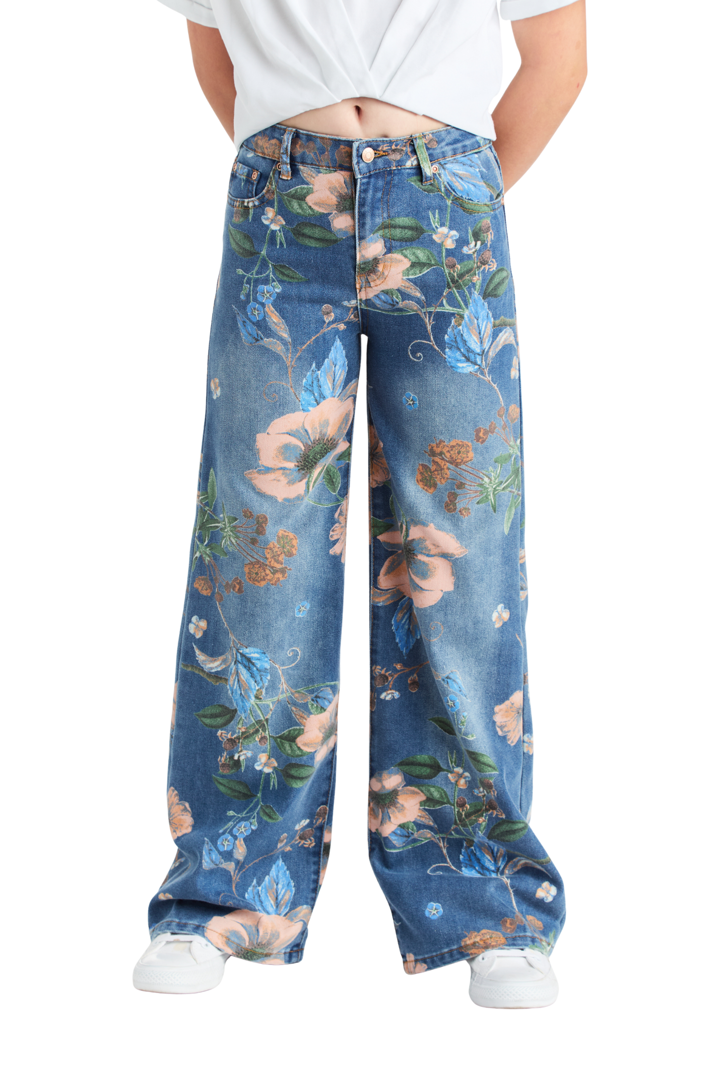 Floral Printed Wide Leg