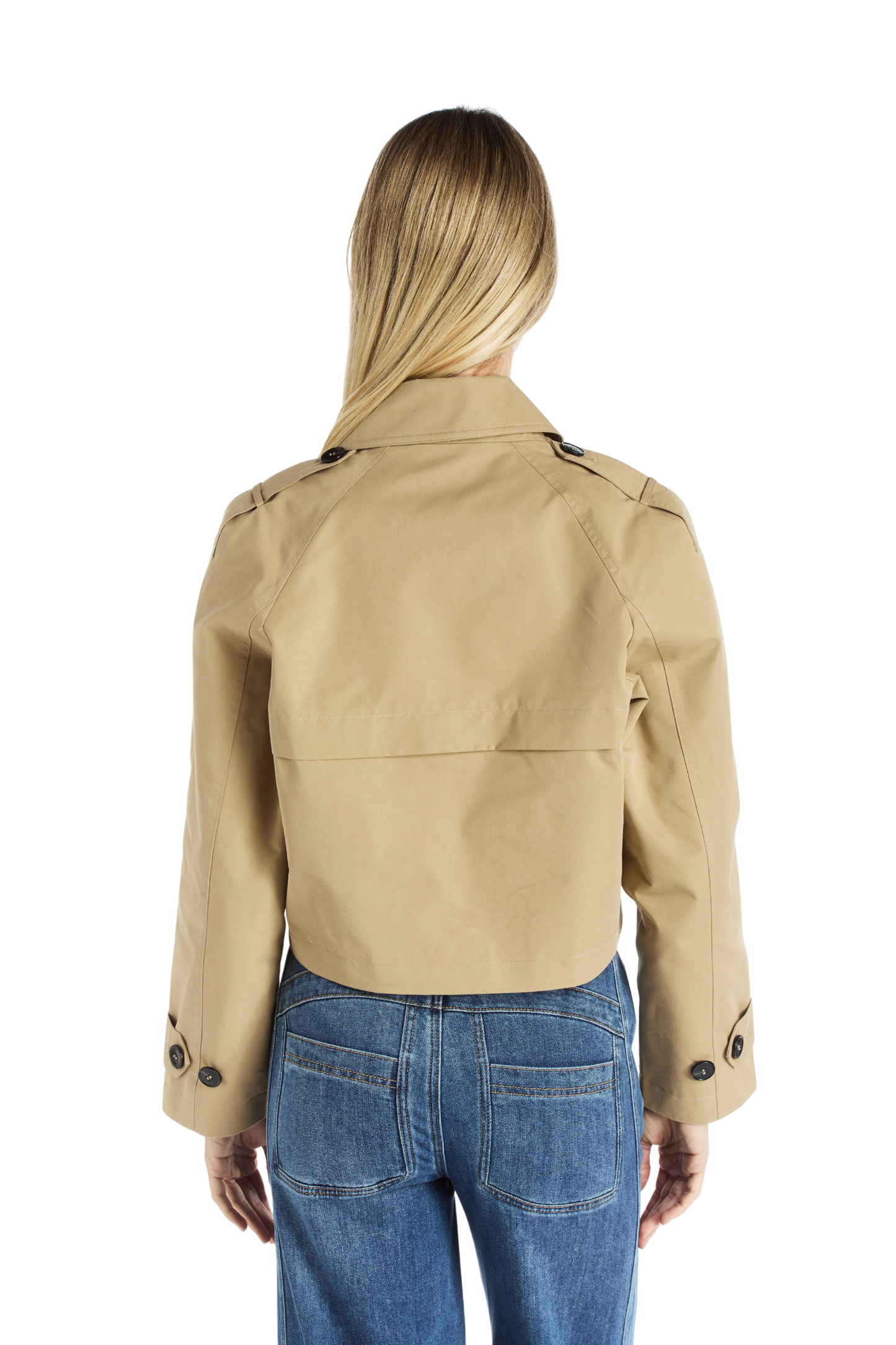 Cropped Trench Coat