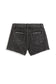 STUDDED WAISTBAND HIGH RISE SHORTS IN BLACK