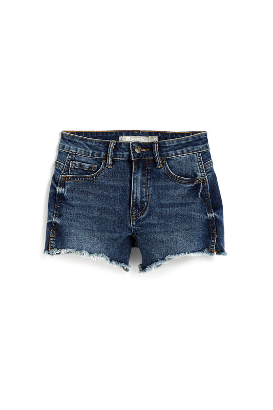 Brittany - Side Slit Fray Shorts