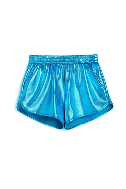 Metallic Color Dolphin Shorts