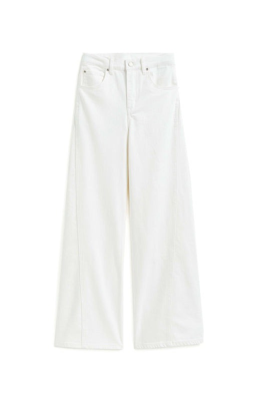 Slant Slit Wide Leg Pant