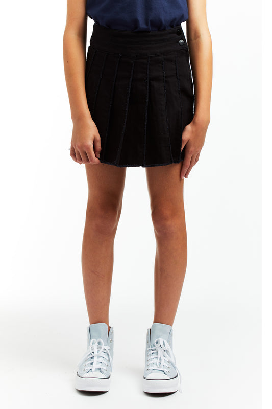 Pleated Tennis Skirt In Black