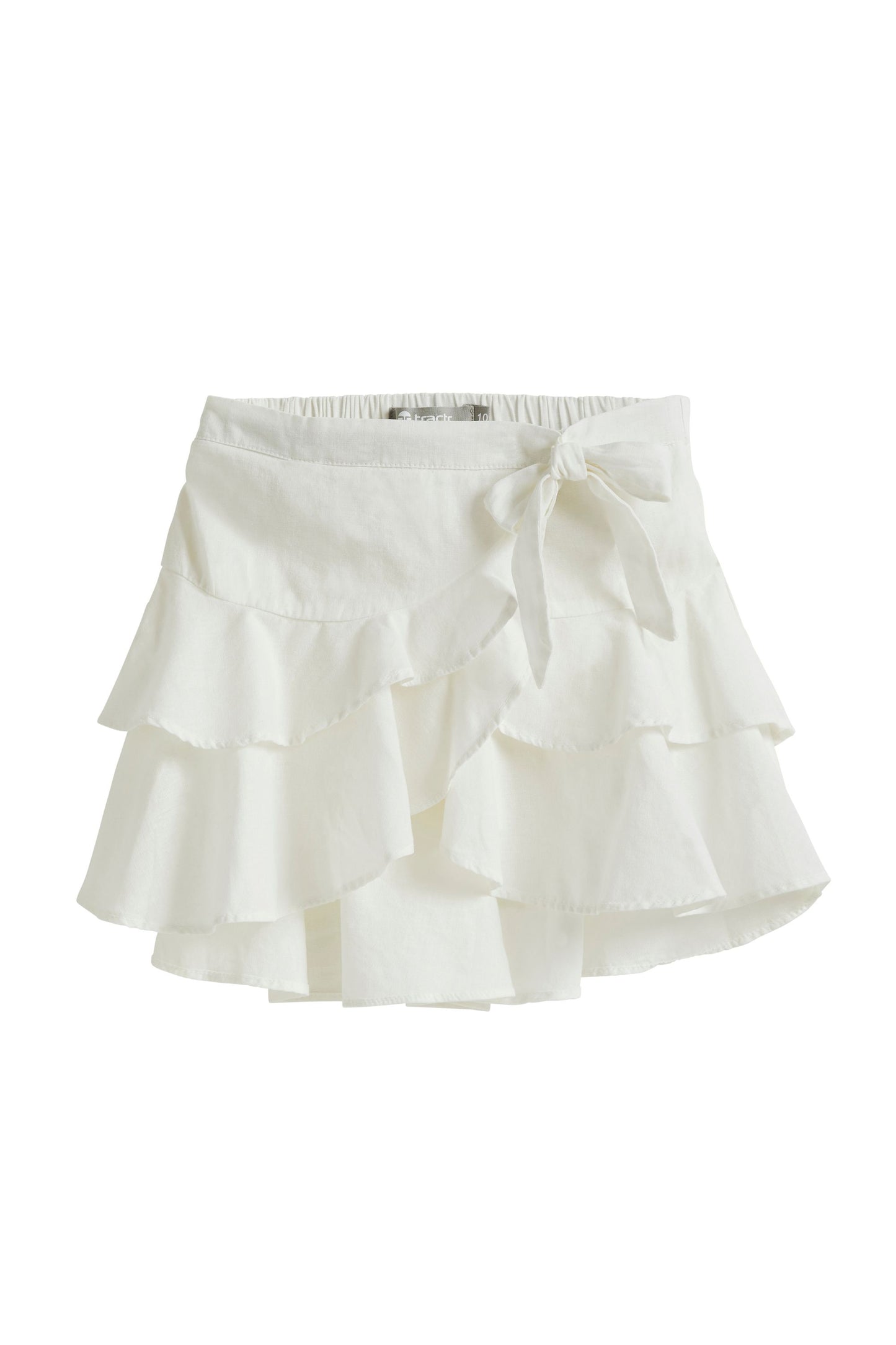 Ruffled Tier Self Tie Skirt