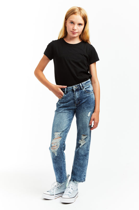 HIGH RISE DESTRUCTED CROP STRAIGHT
