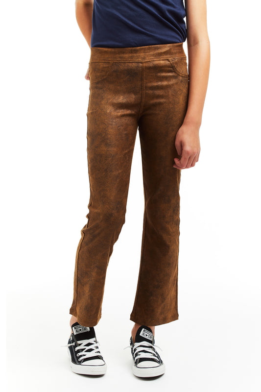 Pull On Vintage Suede Crop Flare