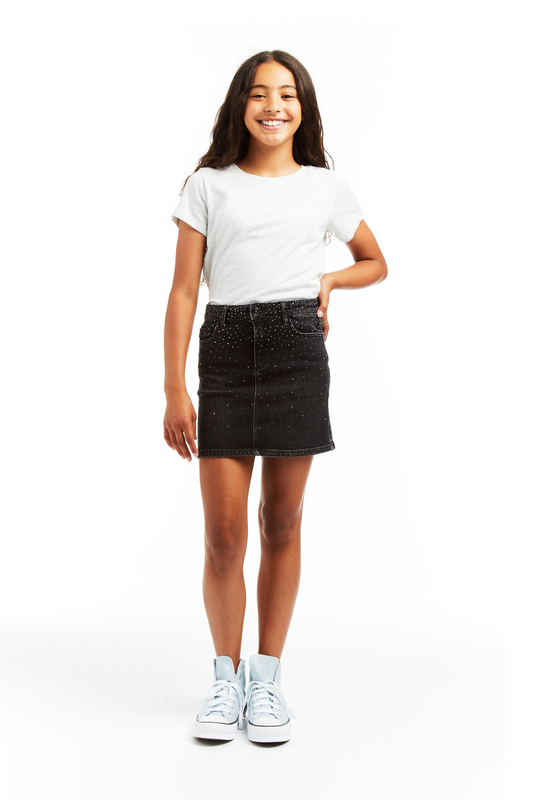 Lisa Mini Skirt With Ombre Studs