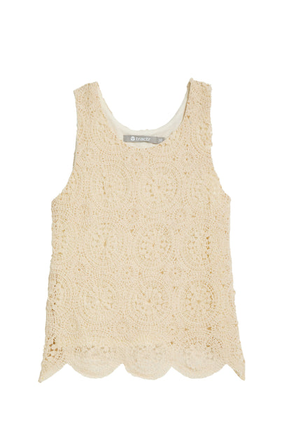 Circular Medallion Crochet Tank