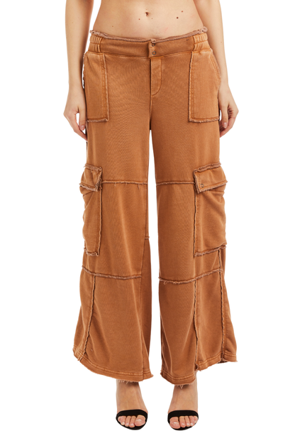 Mid Rise Cargo Lounge Pant