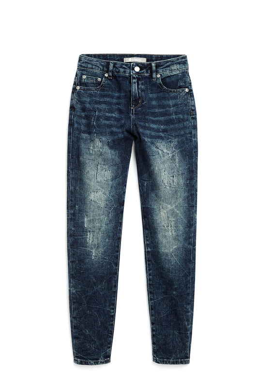 Weekender Pant With Destruction In Blue Haze