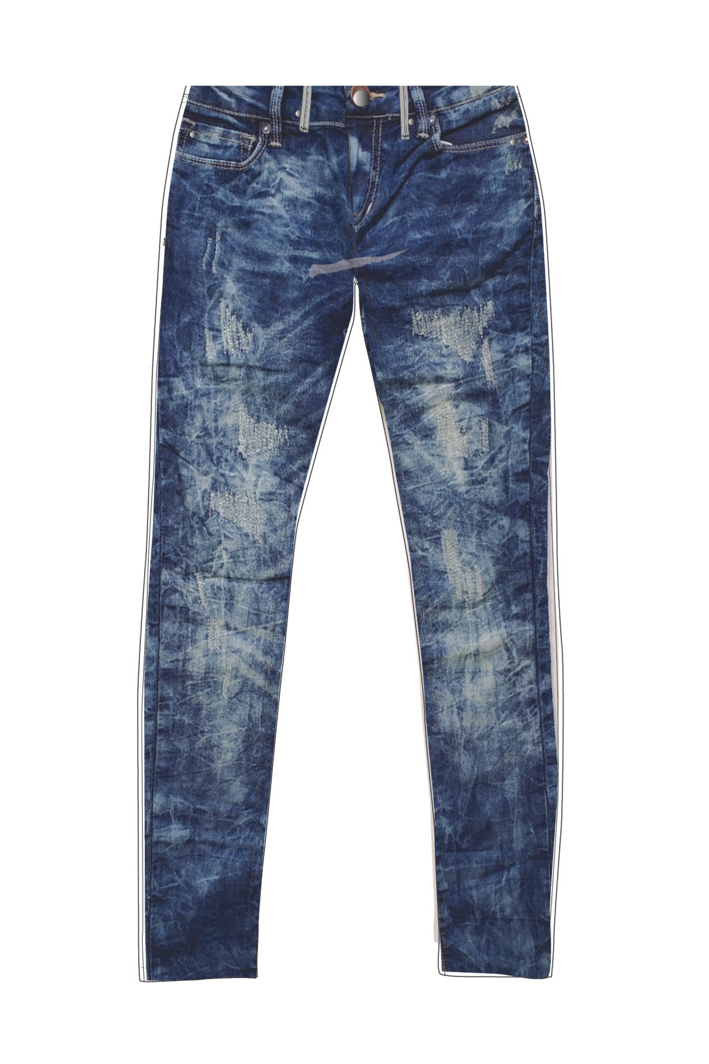 Diane - Basic Mid Rise Skinny