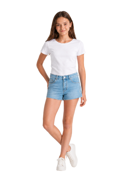 Studded High Rise Short
