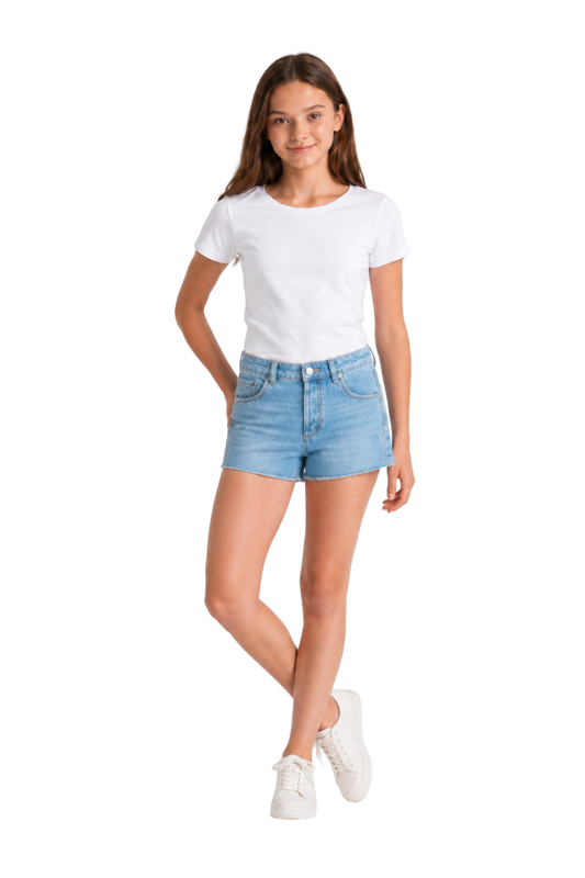 Studded High Rise Short
