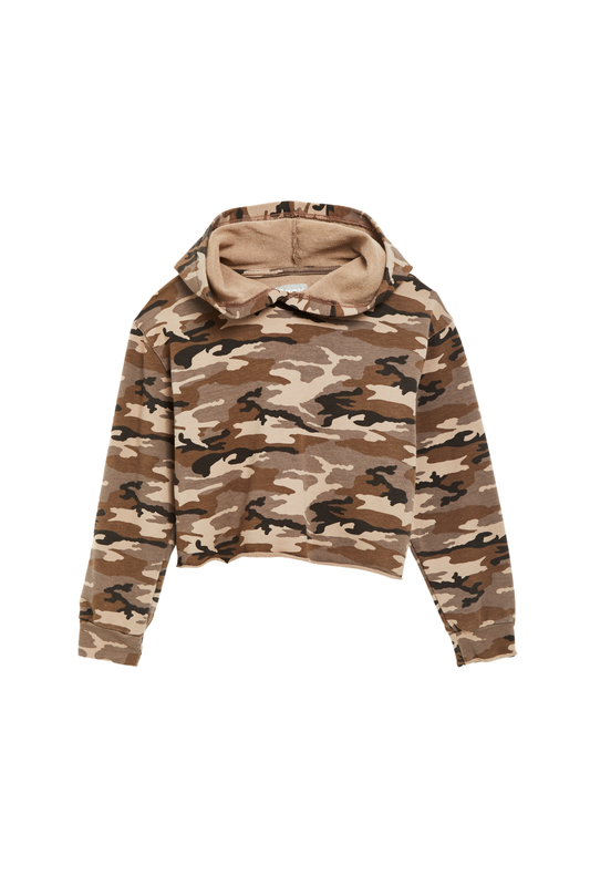 Camo Print Hoodie