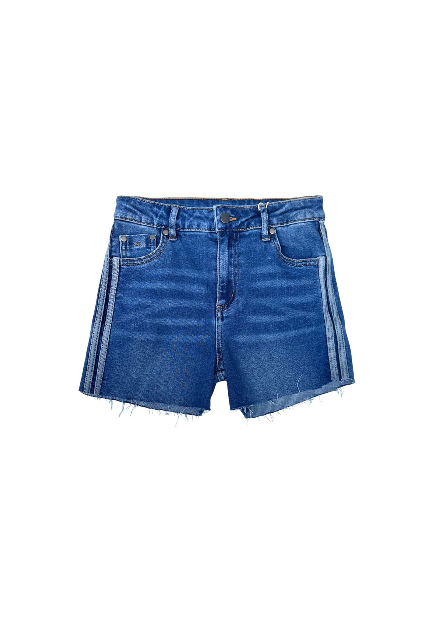 Weekender Reverse Double Stripe With Fray Hem