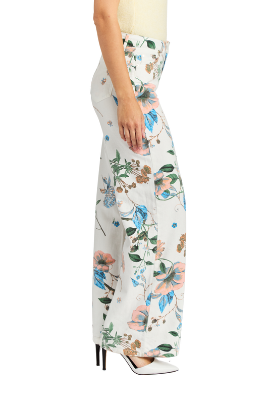Floral Printed Wide Leg