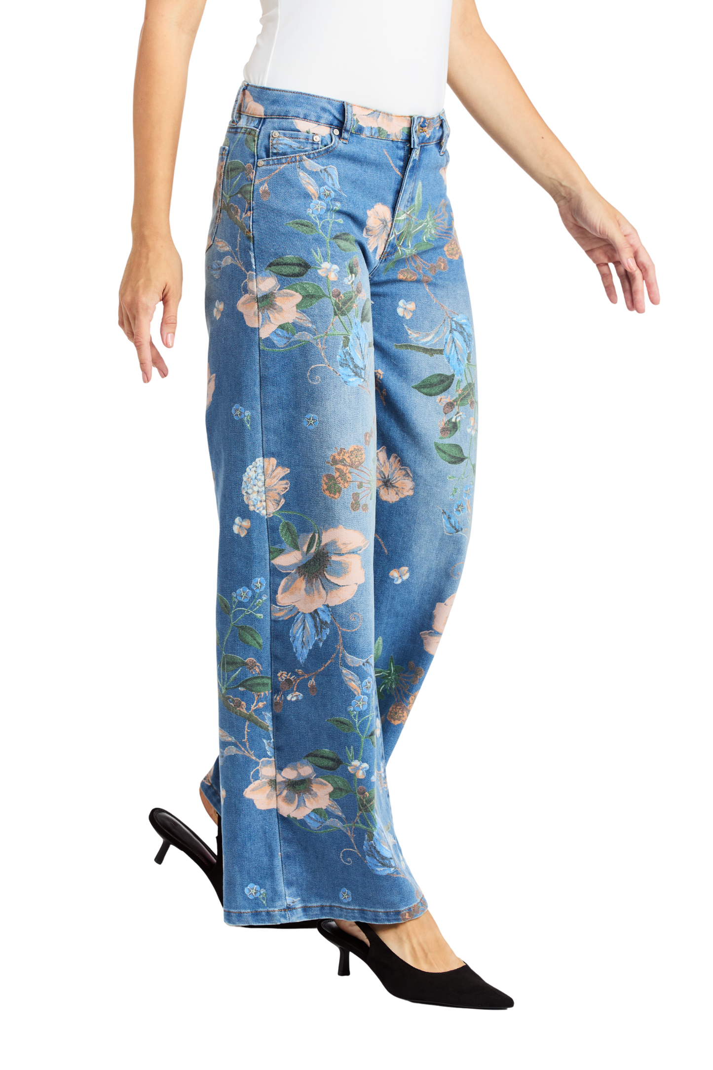 Floral Printed Wide Leg