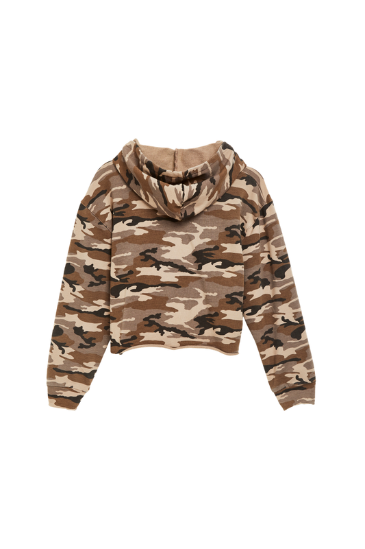 Camo Print Hoodie