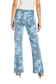 Printed Blue Floral Flare