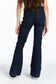 Mid Rise Released Hem Flare