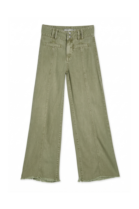 Welt Pocket Trouser Ankle Crop