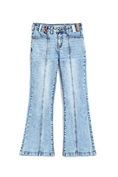 Multi Loop Front Seam Flare Leg