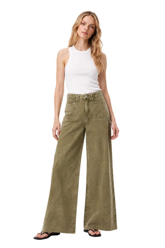 Utility Pocket Wide Leg