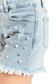 Rhinestone And Pearl Brittany Short