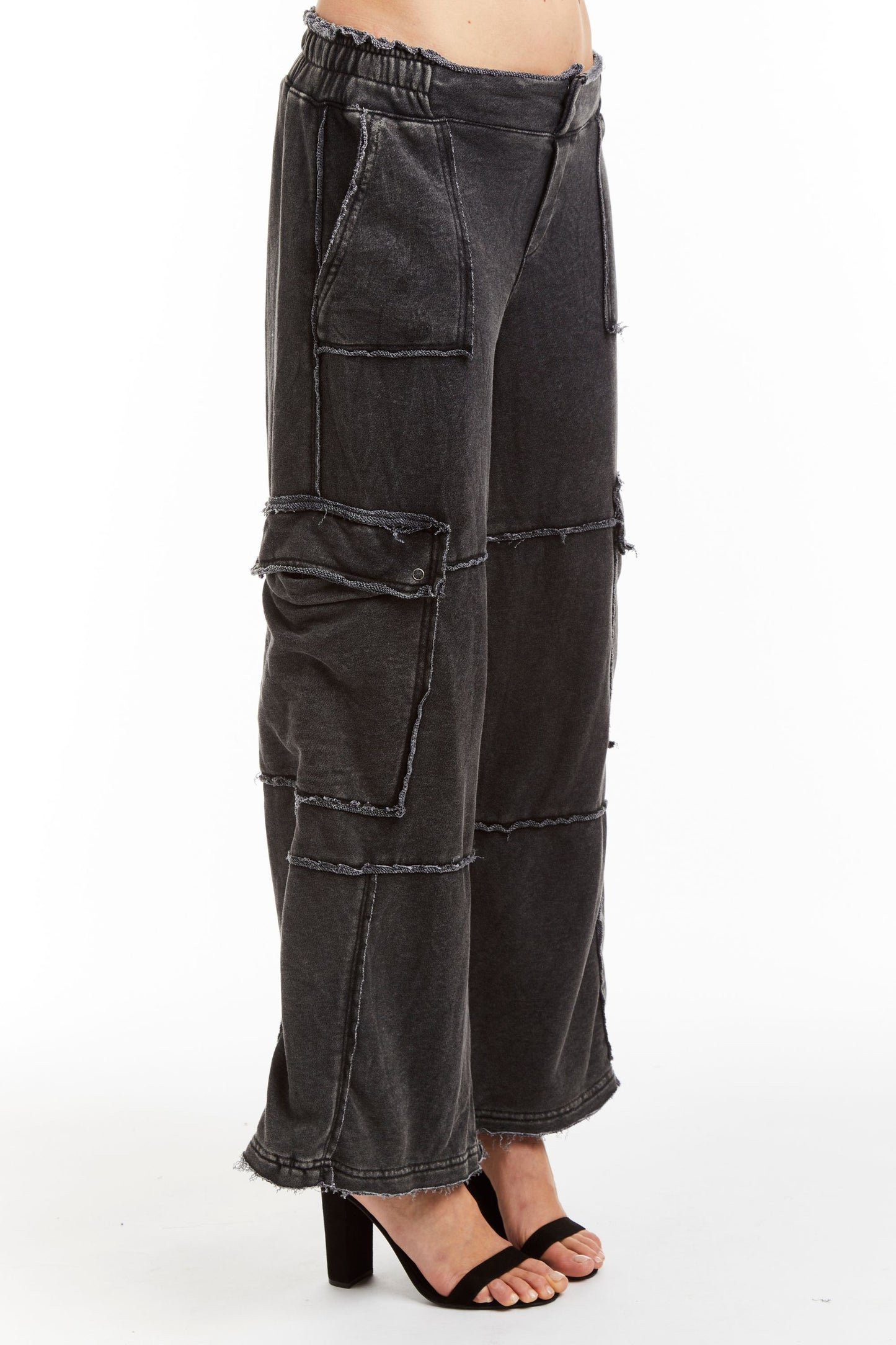 Mid Rise Cargo Lounge Pant