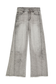 Side Paneled Seam Wide Leg WIth Fray Hem