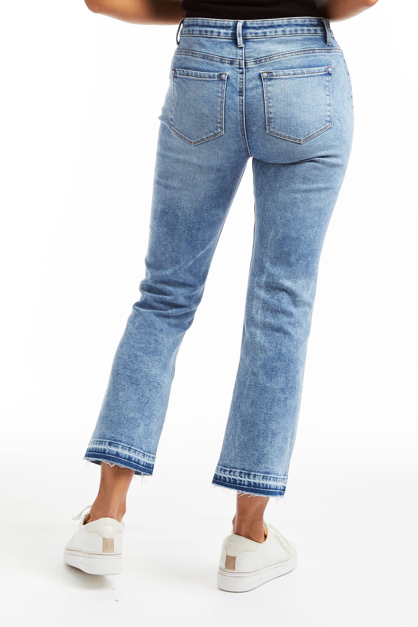 Cropped Flare With Released Hem