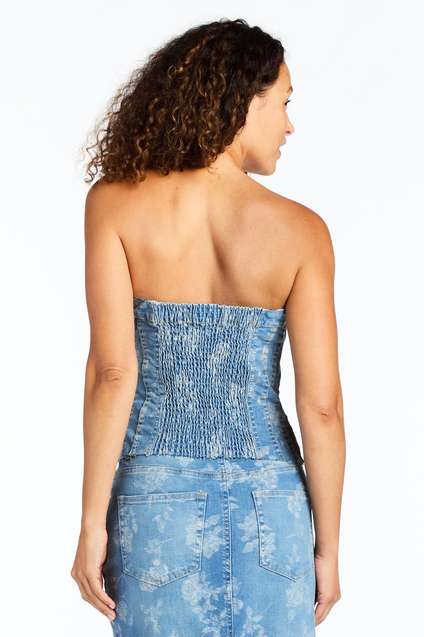 Denim Corset